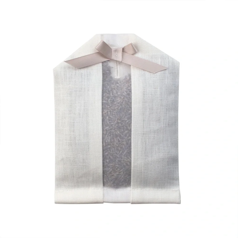 ElizabethW Lavender Cedar Rose Ivory Natural White Red Linen Hanger Scent Sachet